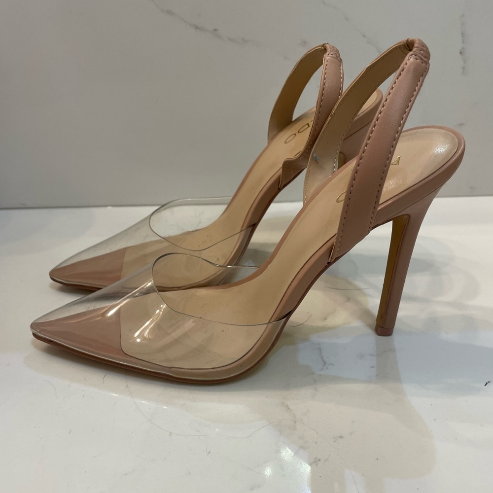 Aldo clear heels